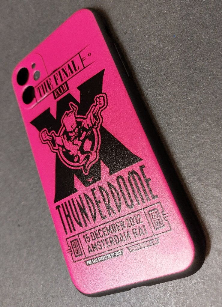 Thunderdome 15 december 2012 Telefoonhoesje A, Gebruiksvoorwerp, Ophalen of Verzenden, Thunderdome, NvT