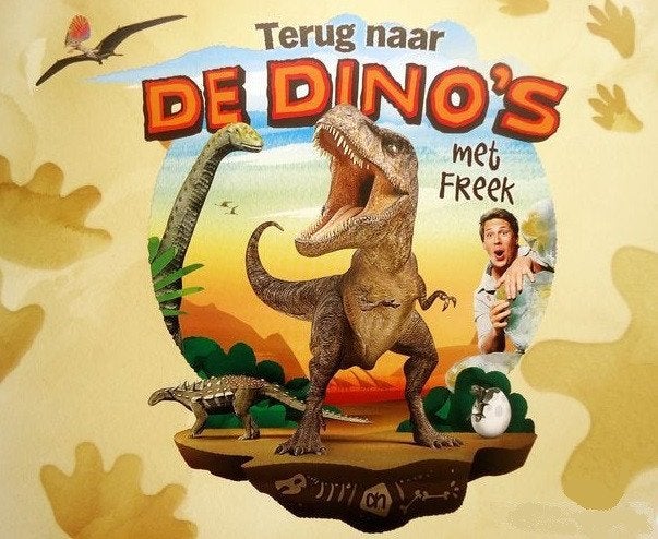 AH Terug naar de Dino's plaatjes met Freek Vonk. € 0,10 p/s, Albert Heijn, Ophalen of Verzenden