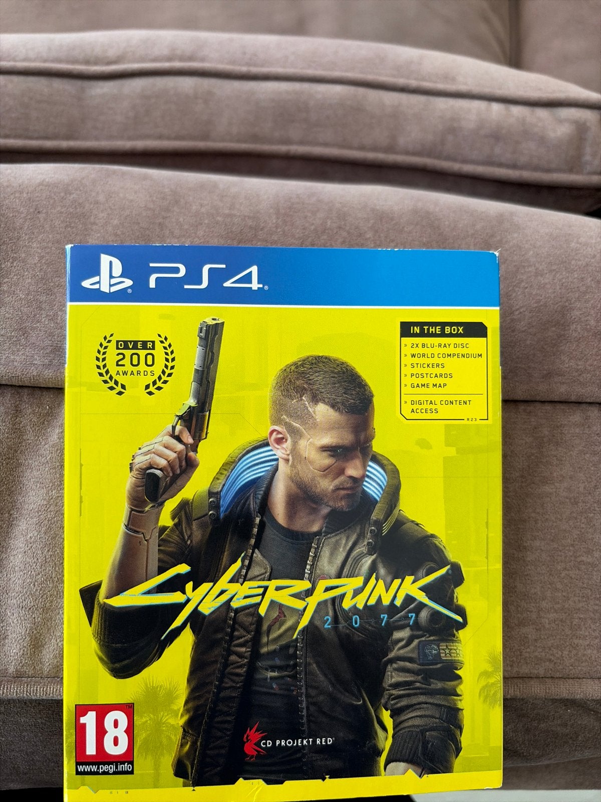 Cyberpunk 2077 PS4 Speciale Editie met Extra's, Vanaf 18 jaar, 1 speler, Ophalen of Verzenden, Zo goed als nieuw