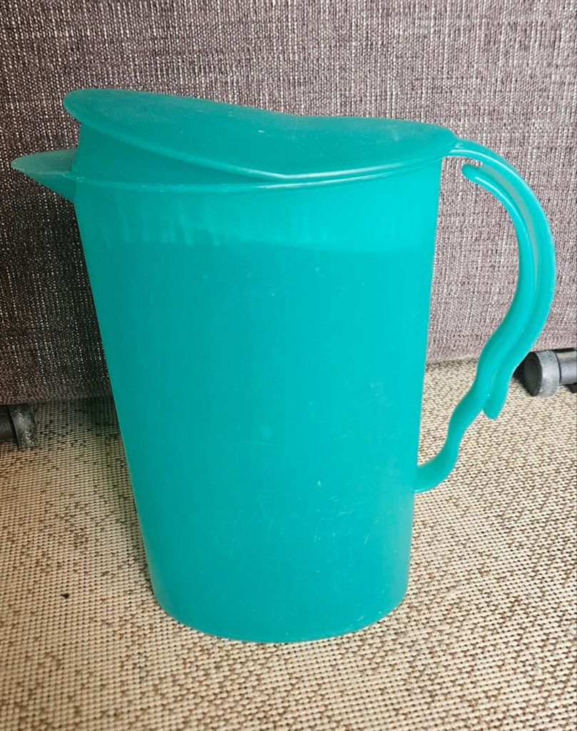 Sapkan 2 ltr., Ophalen of Verzenden, Gebruikt, Groen, Beker of Kan