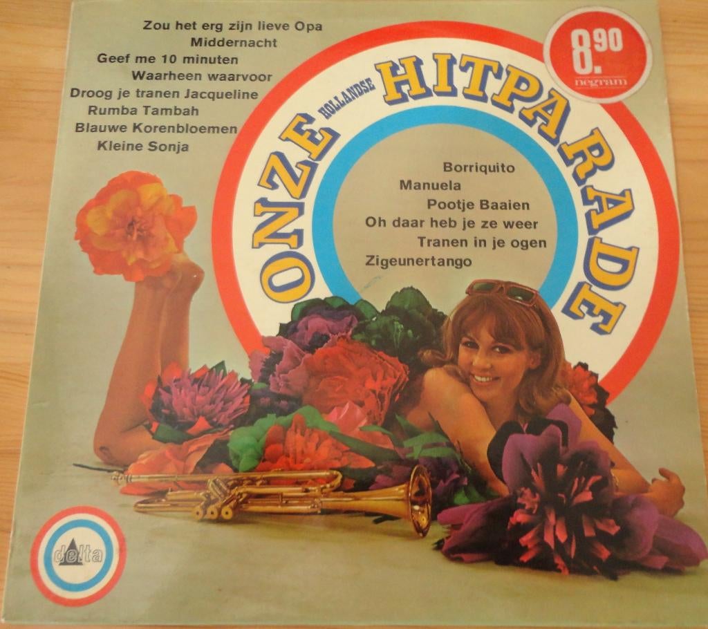 Onze Hollandse Hitparade ( LP), Cd's en Dvd's, Vinyl | Nederlandstalig, Ophalen of Verzenden, Gebruikt, 12 inch, Levenslied of Smartlap