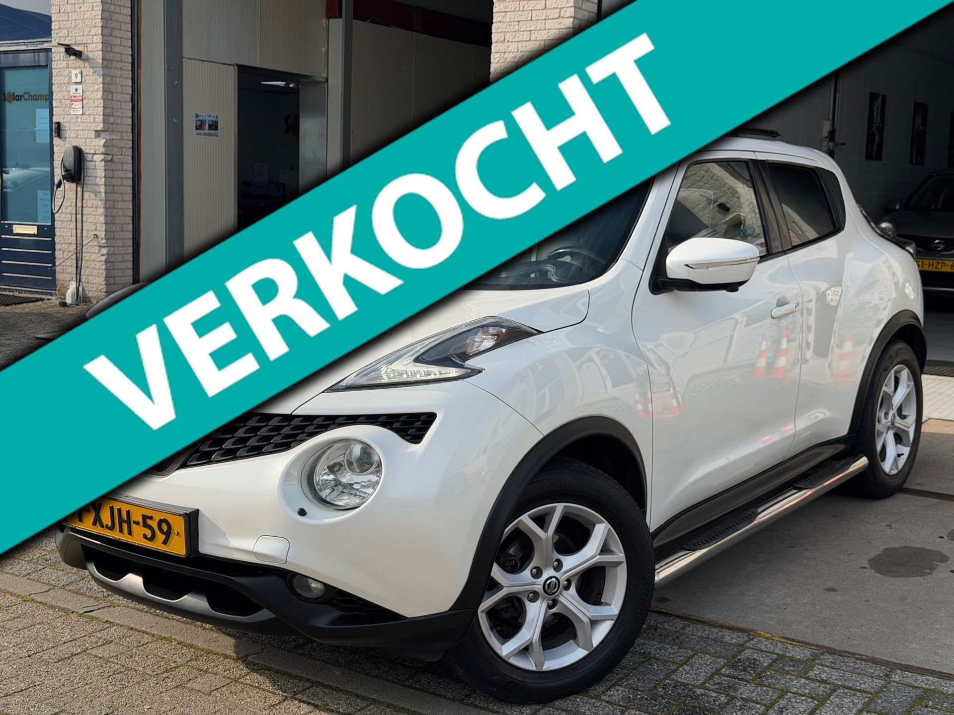Nissan Juke 1.6/ sport uitvoering/ AUTOMAAT/ nap/ 3e EIG/ de, Auto's, 4 cilinders, Wit, Bedrijf, SUV of Terreinwagen