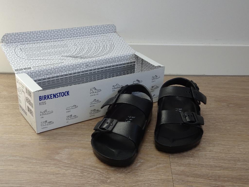 Nieuw zwarte Birkenstock Milano Eva Kids sandalen maat 34, Meisje, Overige typen, Nieuw, Ophalen of Verzenden