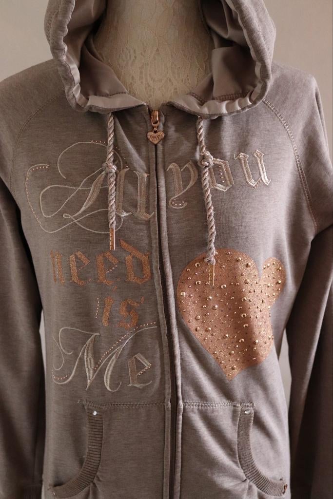 Bruine vest Coolcat maat xl, Ophalen of Verzenden, Roze, Gedragen, Maat 46/48 (XL) of groter