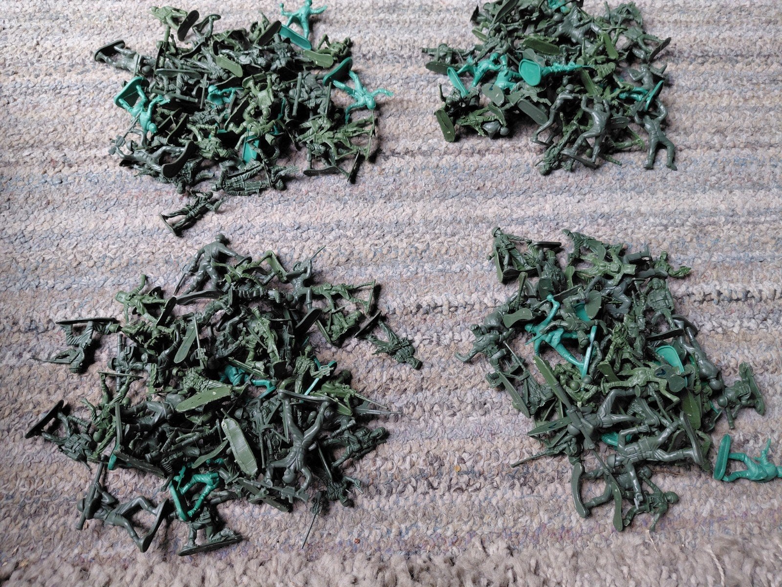 Partij plastic soldaatjes, Kinderen en Baby's, Speelgoed | Actiefiguren, Ophalen of Verzenden