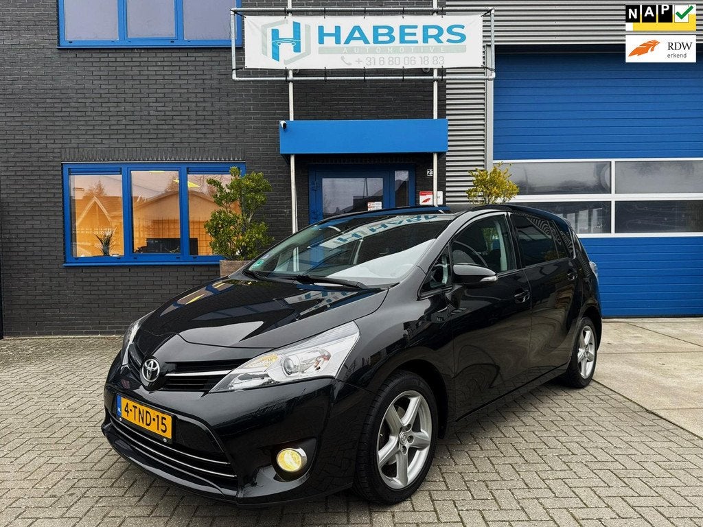 Toyota Verso 1.8 VVT-i Business 147PK|Origineel NL|Navigatie, Euro 5, Zwart, 4 cilinders, Zwart