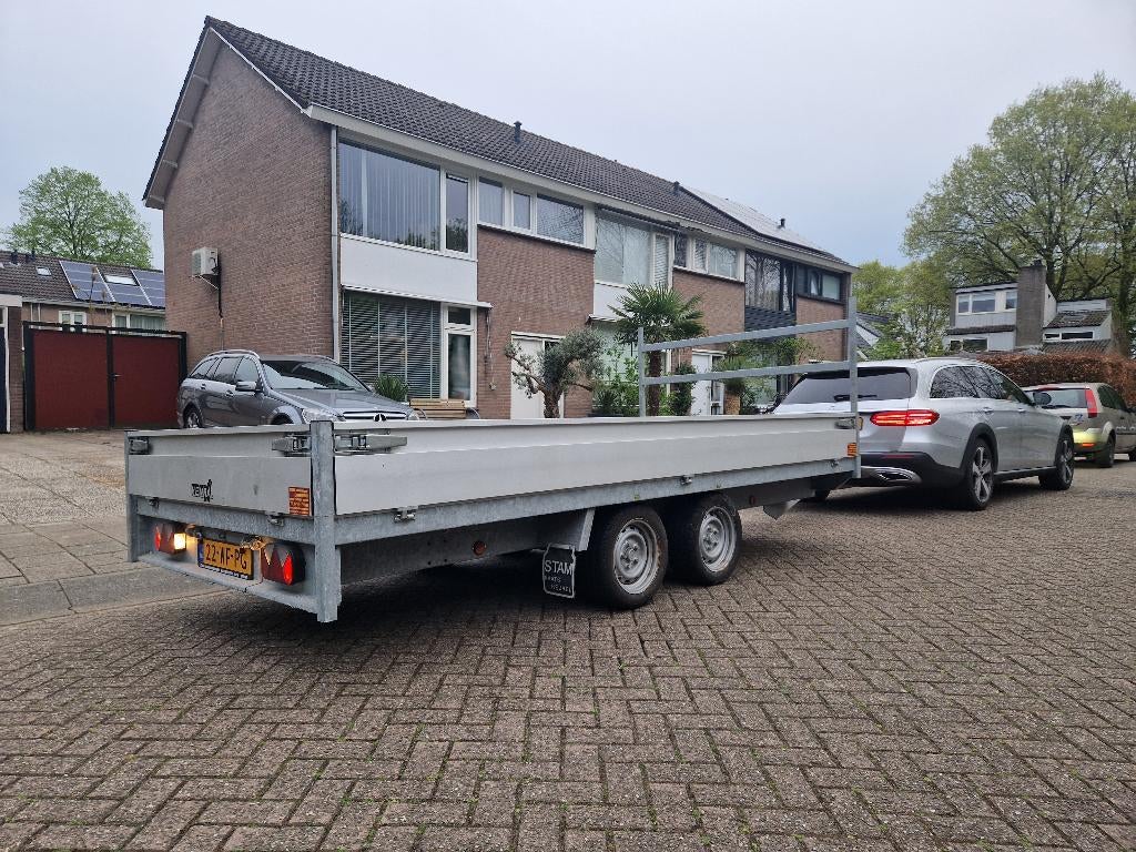 Henra plateau aanhanger / aanhangwagen gebruikt voor scooter, Ophalen, Gebruikt