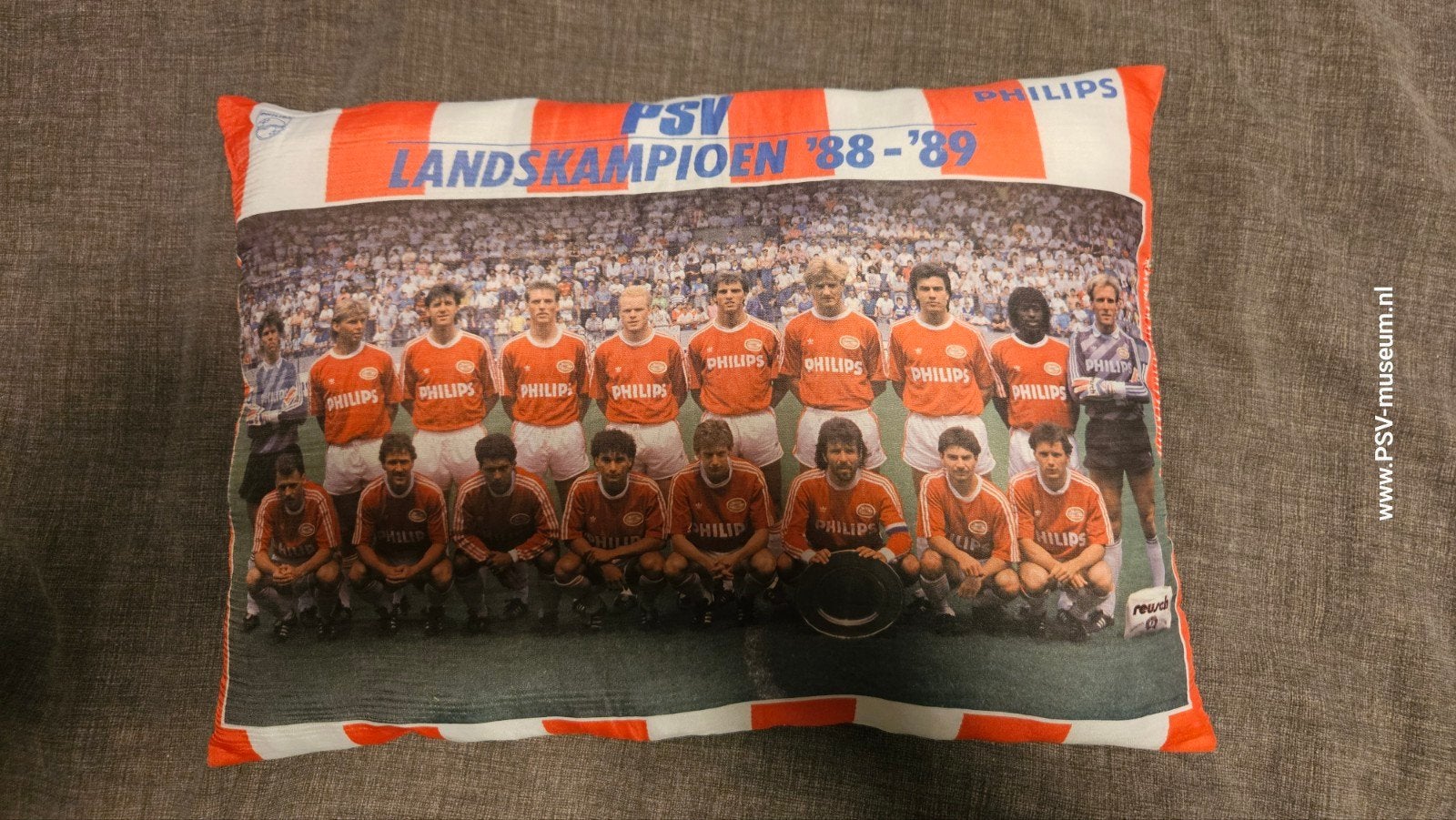 PSV Kussentje Selectie 1988-1989 - Lands Kampioen, Overige merken, Gebruikt, Meerkleurig, Met print