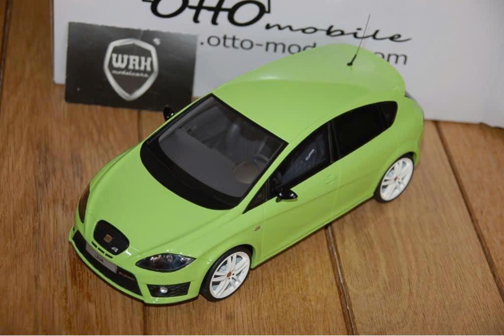 1:18 SEAT LEON MK2 CUPRA green OT404 Otto mobile WRH, Verzenden, Zo goed als nieuw, Auto, OttOMobile