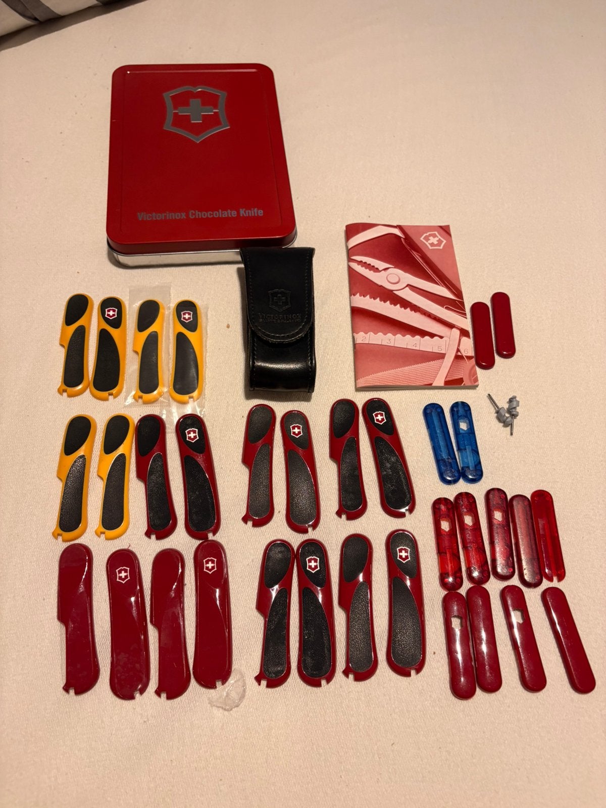 Partij Victorinox Accesoires schalen  voor zwitsers zakmes, Caravans en Kamperen, Kampeergereedschap, Ophalen of Verzenden, Zo goed als nieuw
