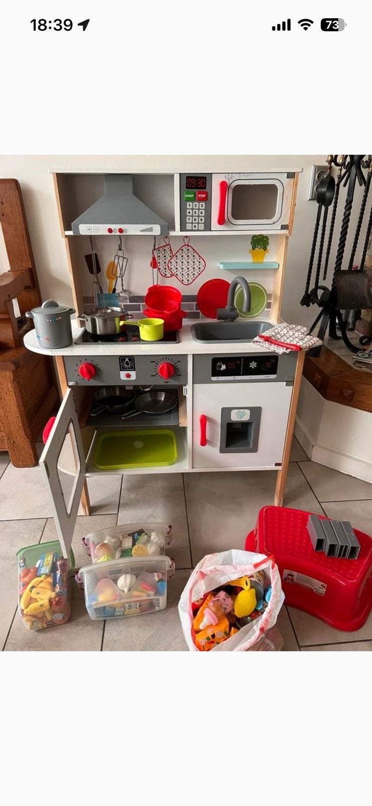 Speelkeuken met licht/geluid, Kinderen en Baby's, Speelgoed | Speelkeukens, Ophalen, Gebruikt, Speelkeuken