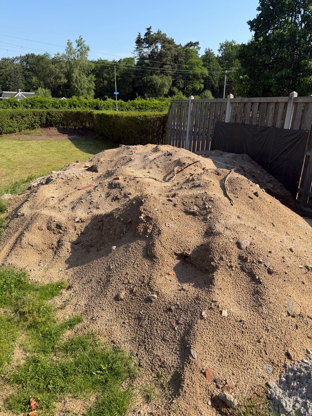 Ophoogzand / vulzand - Grote hoeveelheid, Ophalen, Gebruikt, Straatzand