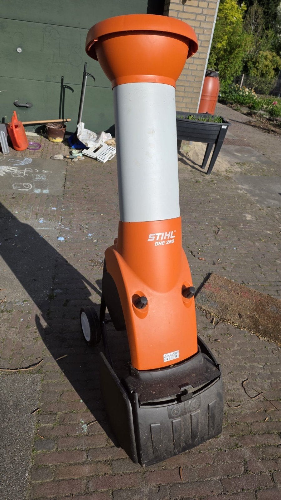 Stihl hakselaar GHE260, Tuin en Terras, Hakselaars, Zo goed als nieuw, Ophalen of Verzenden