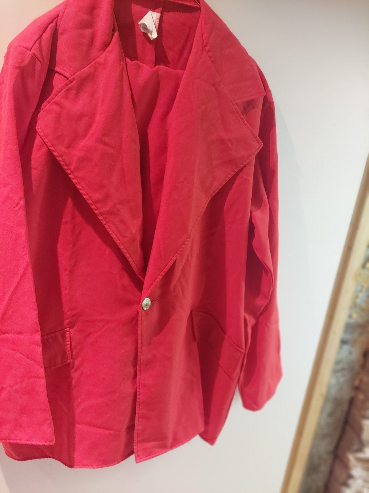 Rood Carnavals Feestpak - Broek en Jas Maat 50/52, Verzenden