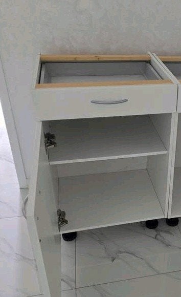 Bruynzeel onderkast met 1 lade, Ophalen, Gebruikt, Wit, 50 tot 100 cm