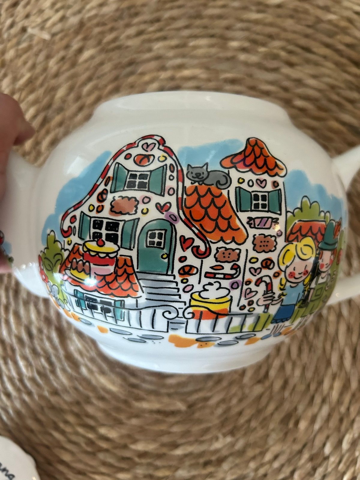 Efteling Blond Amsterdam theepot - Lang en gelukkig, Verzamelen, Efteling, Ophalen of Verzenden, Zo goed als nieuw, Gebruiksvoorwerp