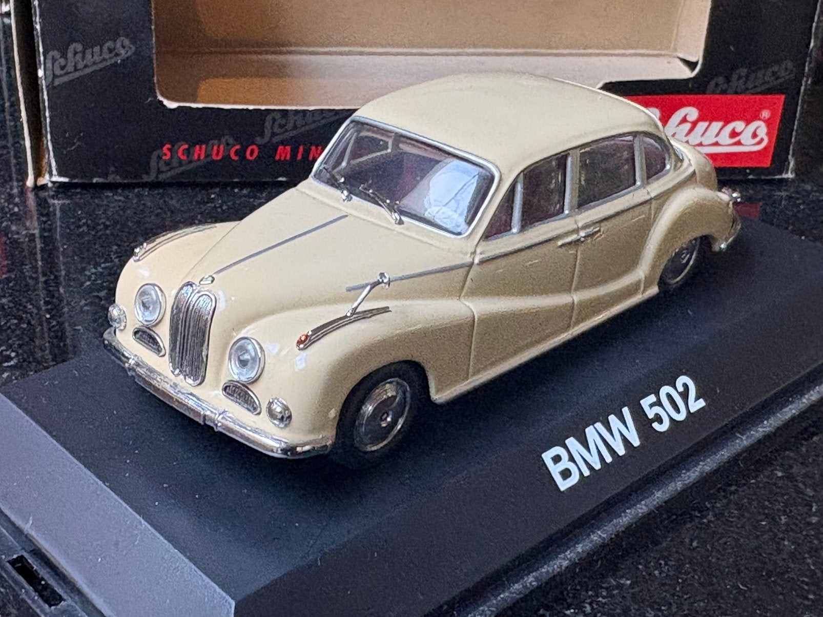 BMW 502 1:43 Schuco, Hobby en Vrije tijd, Ophalen of Verzenden, Zo goed als nieuw, Auto, Schuco