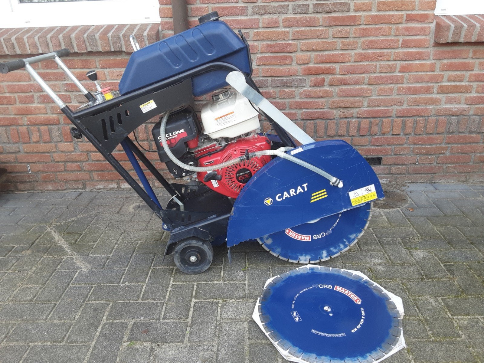 Carat vloerenzaag Vloerenzaagmachine VZ-500mm +1 reservezaag, Ophalen, Zo goed als nieuw