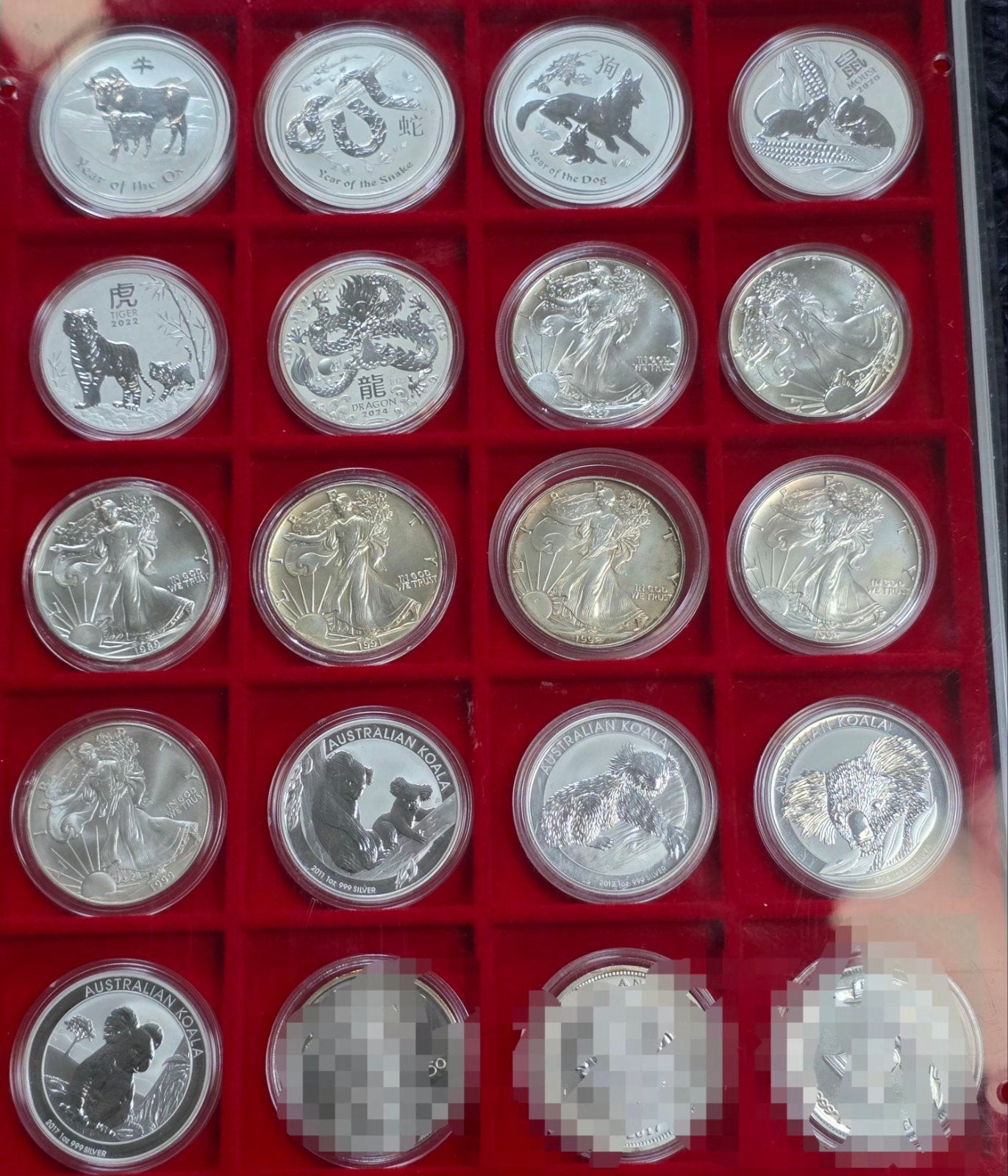 30x 1oz zilver 999, Verzenden, Zilver