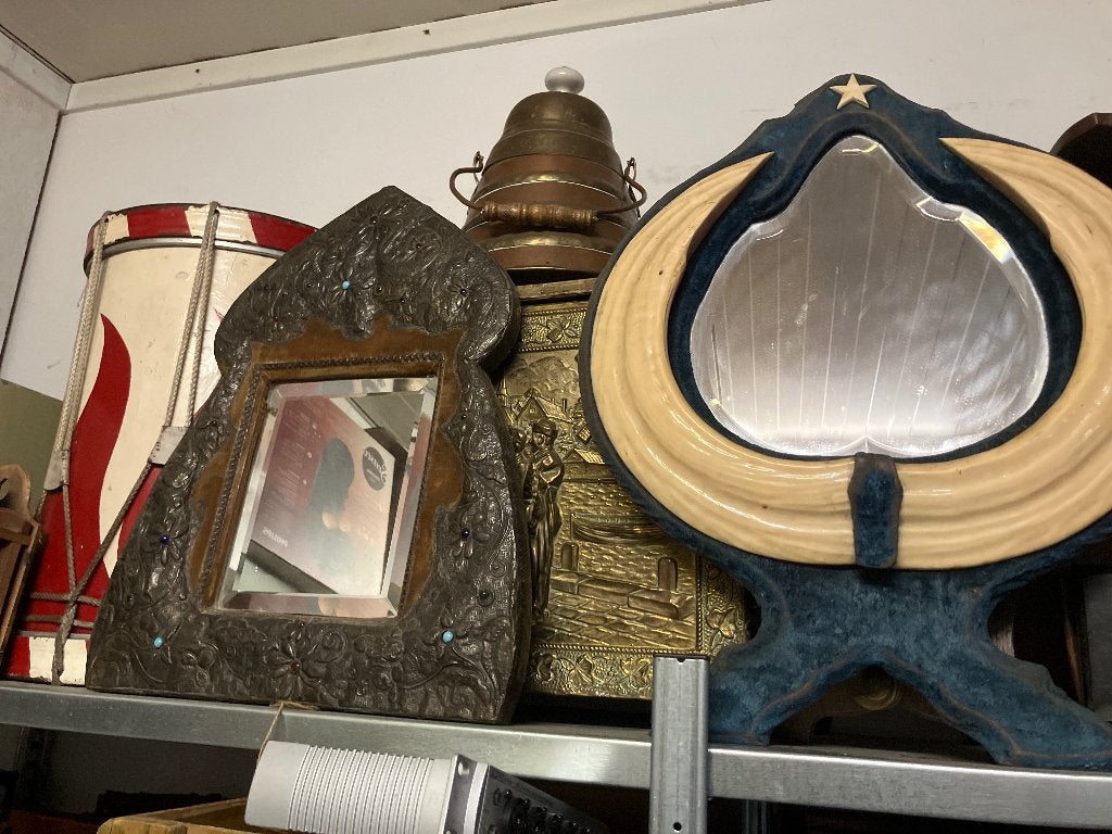 Art deco jugendstil spiegel s, Antiek en Kunst, Ophalen