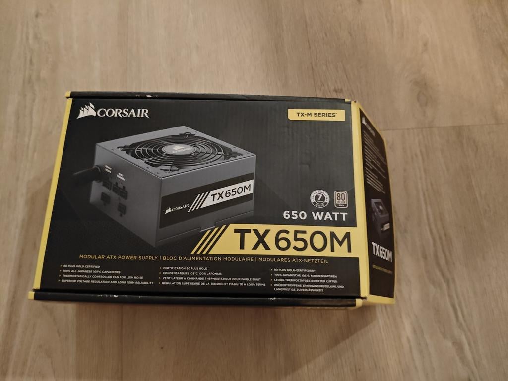 Corsair TX650M PSU Brons 650watt, Ophalen of Verzenden, Zo goed als nieuw