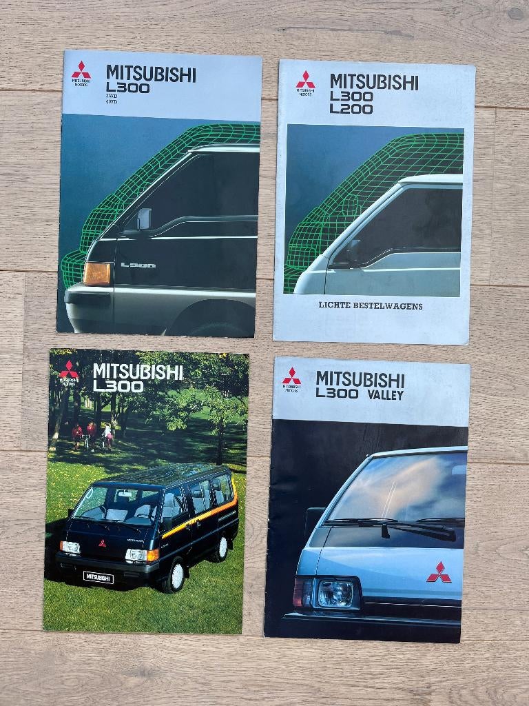 MITSUBISHI L300 FOLDERS, Ophalen of Verzenden, Gelezen, Mitsubishi