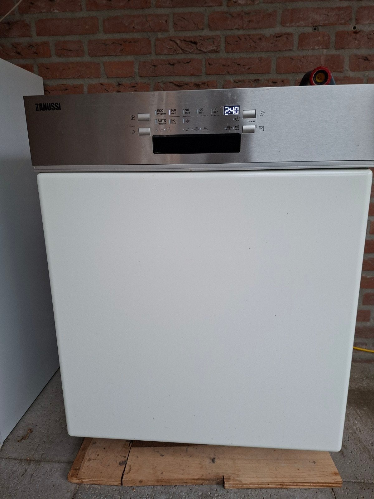 Zanussi ZDSN653X2 inbouw Vaatwasser, Ophalen, Gebruikt, 60 cm of meer, 85 tot 90 cm