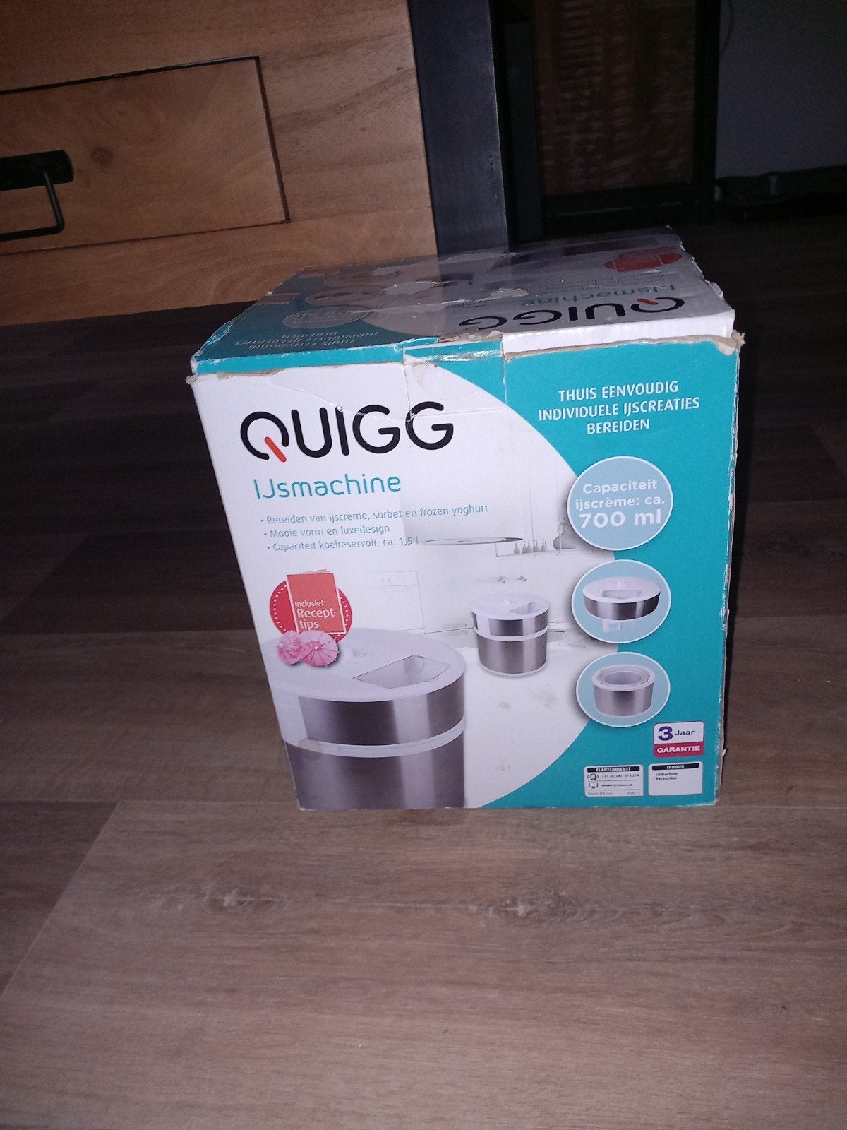 ijsmachine, Witgoed en Apparatuur, Ophalen of Verzenden, Zo goed als nieuw