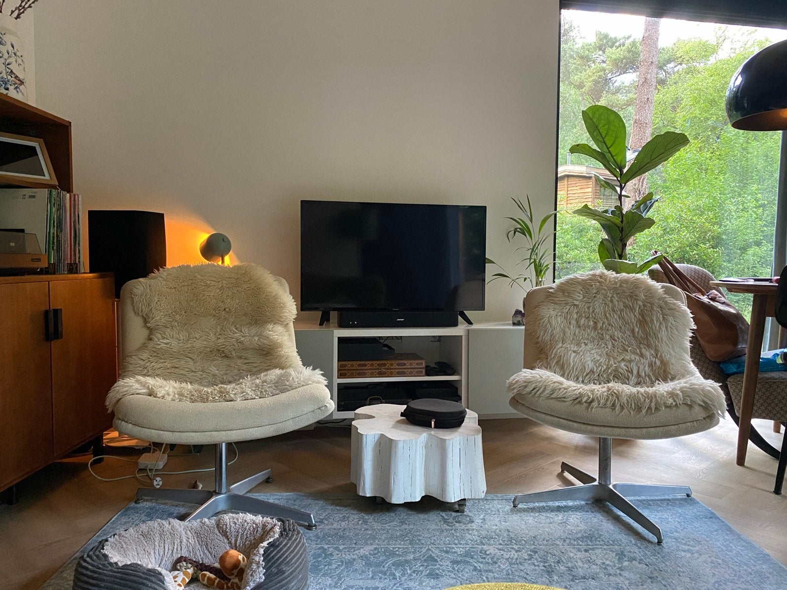 Artifort F510 fauteuil - Geoffrey Harcourt design, Ophalen, Gebruikt, Wit, Eén