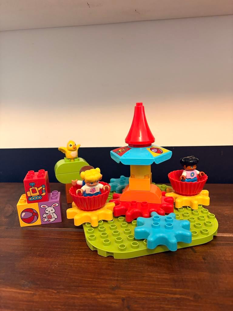 LEGO Duplo Mijn Eerste Draaimolen (10845) - Compleet, Ophalen of Verzenden, Zo goed als nieuw, Overige