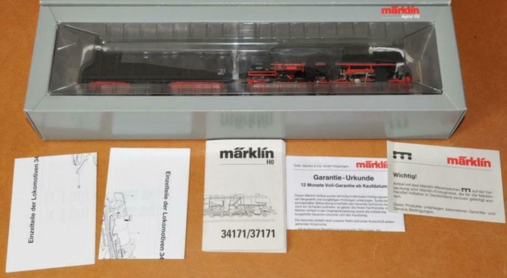 Marklin 37021 BR53K met condenstender (digitaal) zgan in ovp, Ophalen, Wisselstroom, Locomotief, Zo goed als nieuw