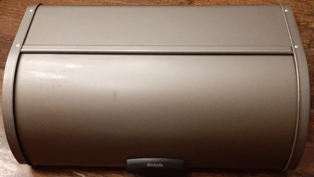 🍞Vintage: Brabantia broodbak - Gratis bus en potten🏷️€16,-, Gebruikt, Ophalen of Verzenden, Metaal, Broodtrommel