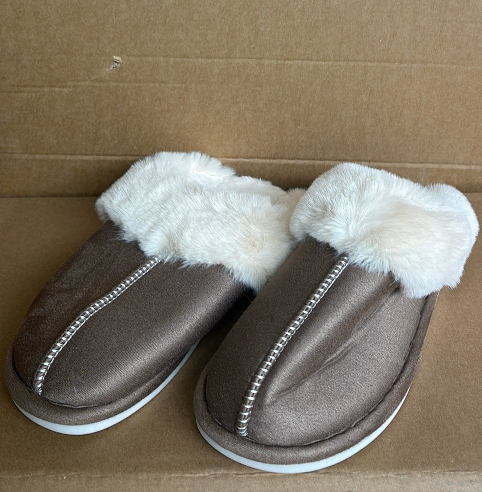 Pantoffels Khaki maat 40-41, Bruin, 7587 BW de Lutte Ambachtstraat 14C, Shoppingtrending.info@gmail.com, Nieuw