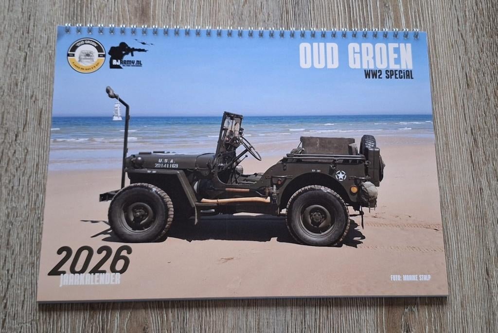 WW2 voertuigen Kalender 2026 – Exclusief bij RJarmy!, Verzamelen, Militaria | Tweede Wereldoorlog, Ophalen of Verzenden, Landmacht