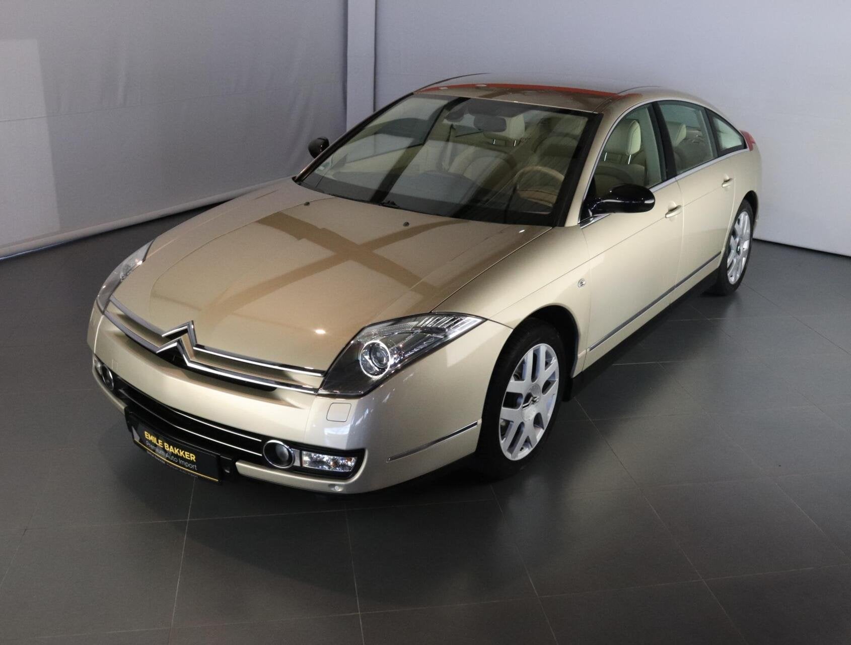 Citroen C6 3.0 V6 Exclusive "Mativoire" 65.000km!, Auto's, Dealer onderhouden, Gebruikt, Beige, C6