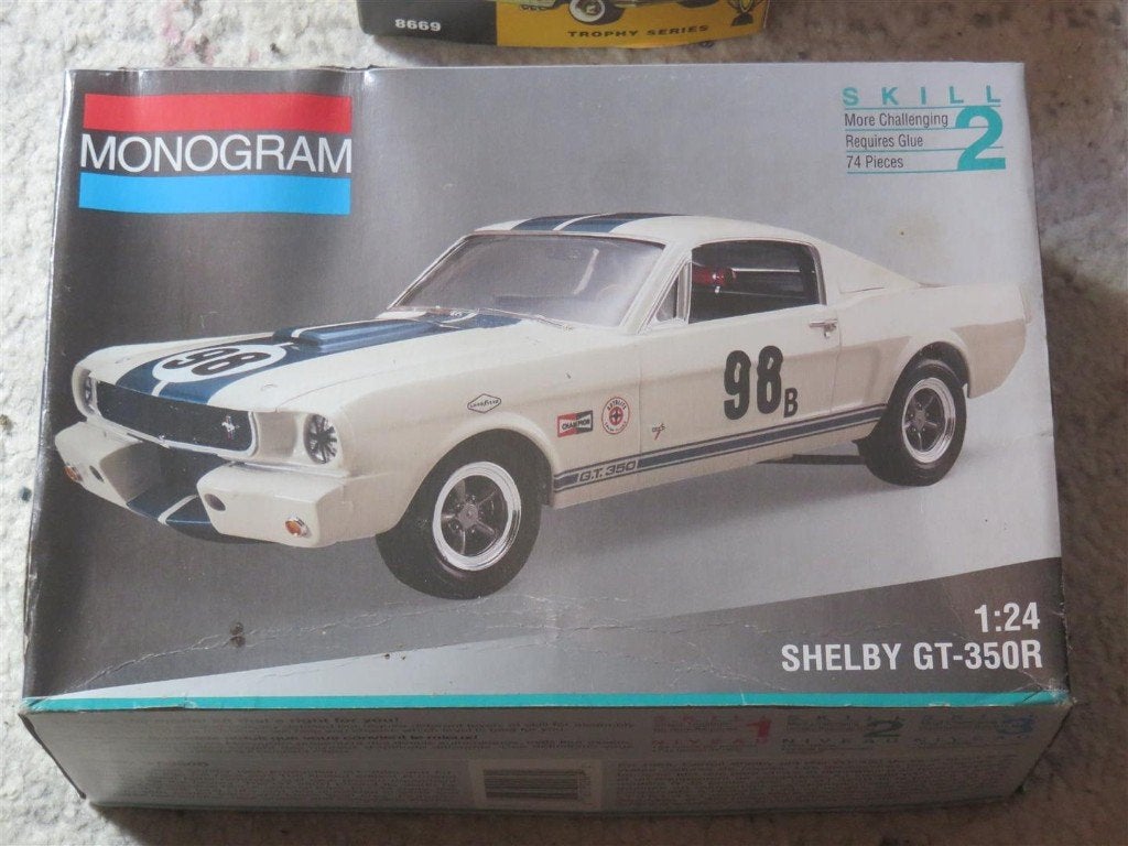 Bouwdoos Ford Mustang GT350R Shelby Monogram, Hobby en Vrije tijd, Auto, Groter dan 1:32, Nieuw, Ophalen of Verzenden