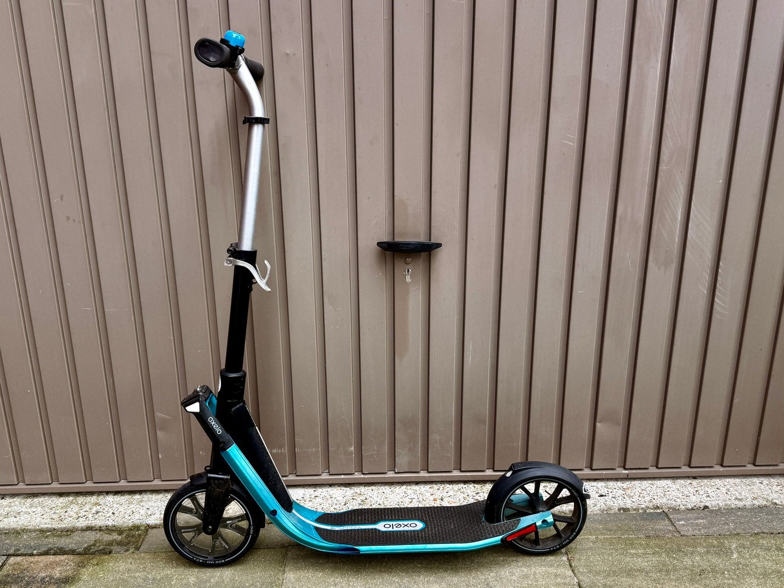 Oxelo Town 7 volwassen step + draagtas – vering – inklapbaar, Ophalen, Gebruikt, Gewone step