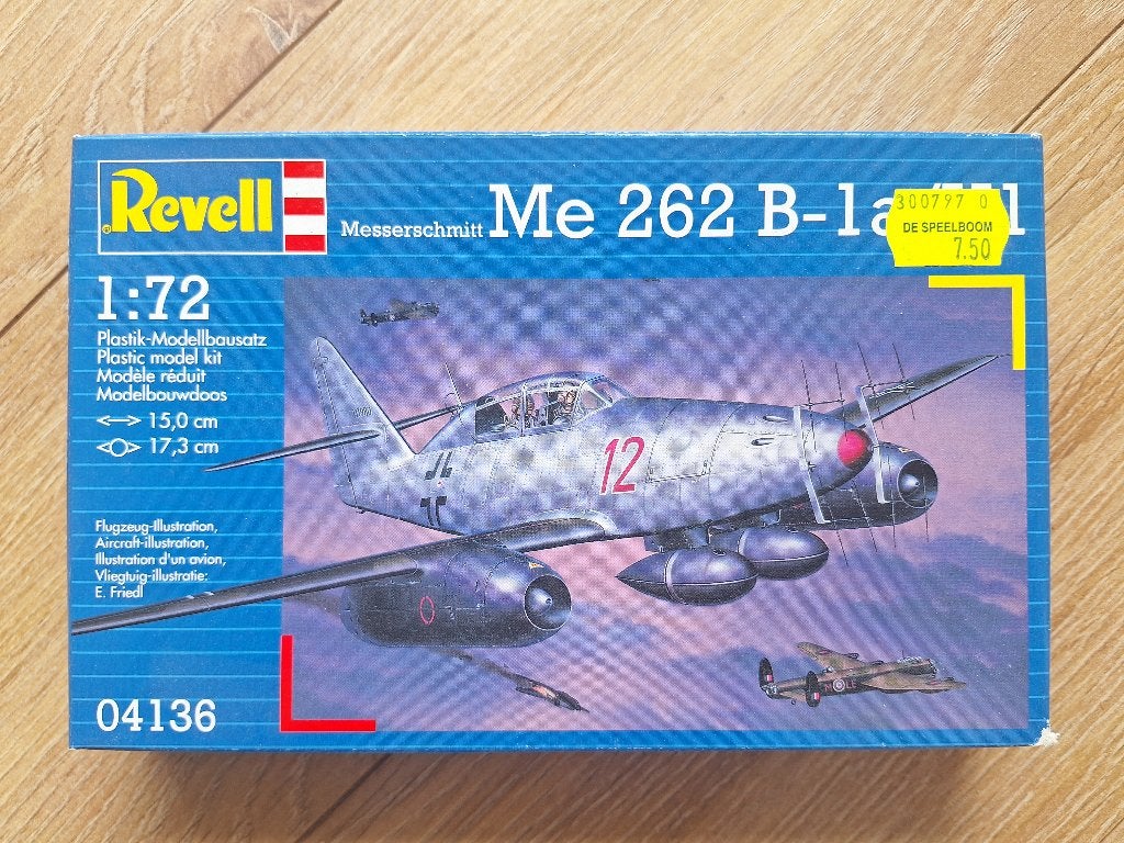 1:72 1/72 Revell Messerschmitt Me 262 B-1a/U1 (Sealed), 1:72 tot 1:144, Revell, Ophalen of Verzenden, Zo goed als nieuw