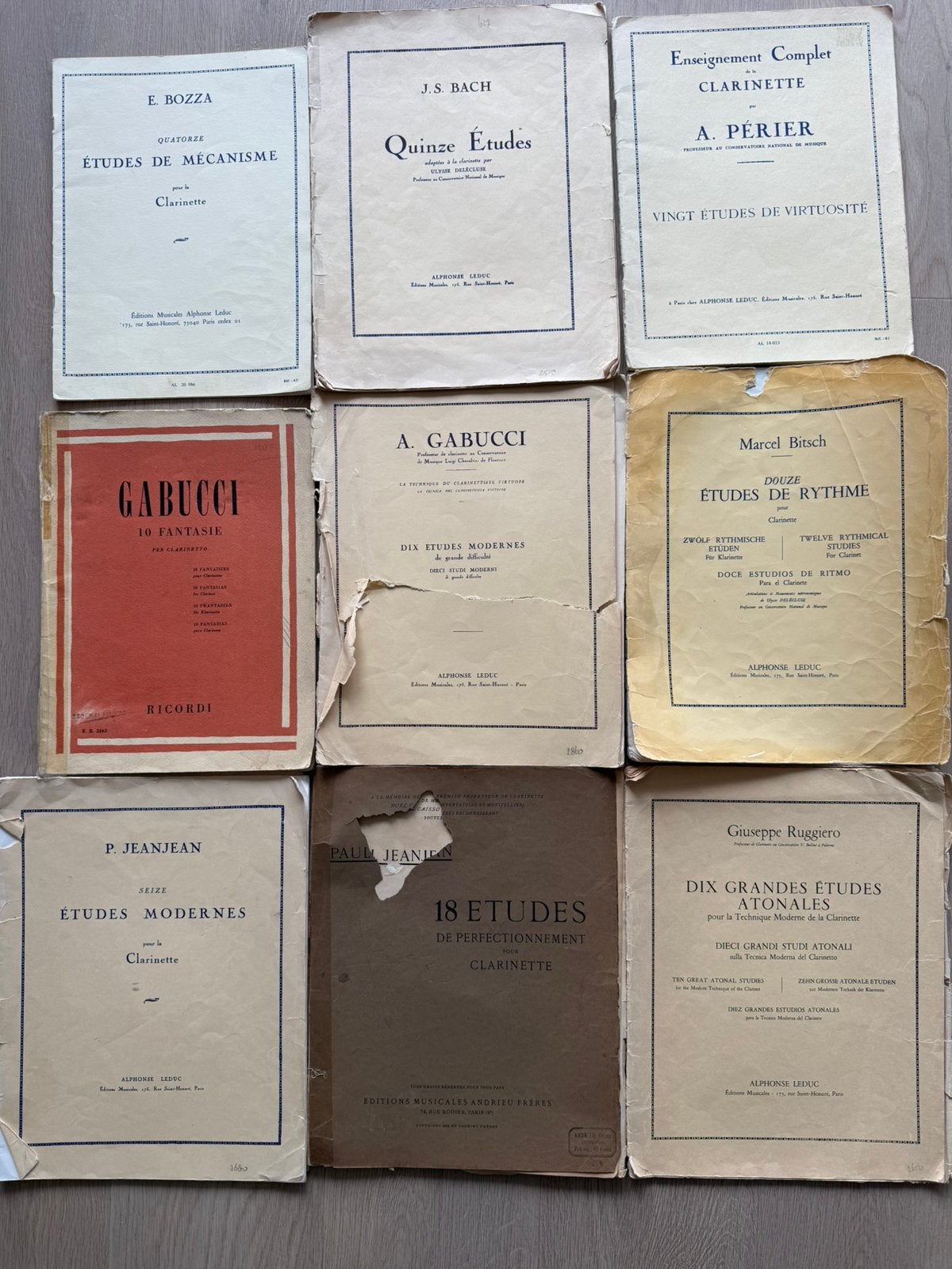 Klarinet étudeboeken, Muziek en Instrumenten, Bladmuziek, Gebruikt, Klassiek, Les of Cursus, Ophalen of Verzenden