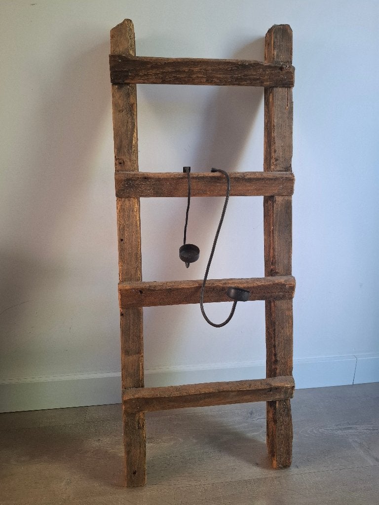 Houten trap decoratie, Huis en Inrichting, Woonaccessoires | Overige, Ophalen, Hout, Gebruikt, Landelijk