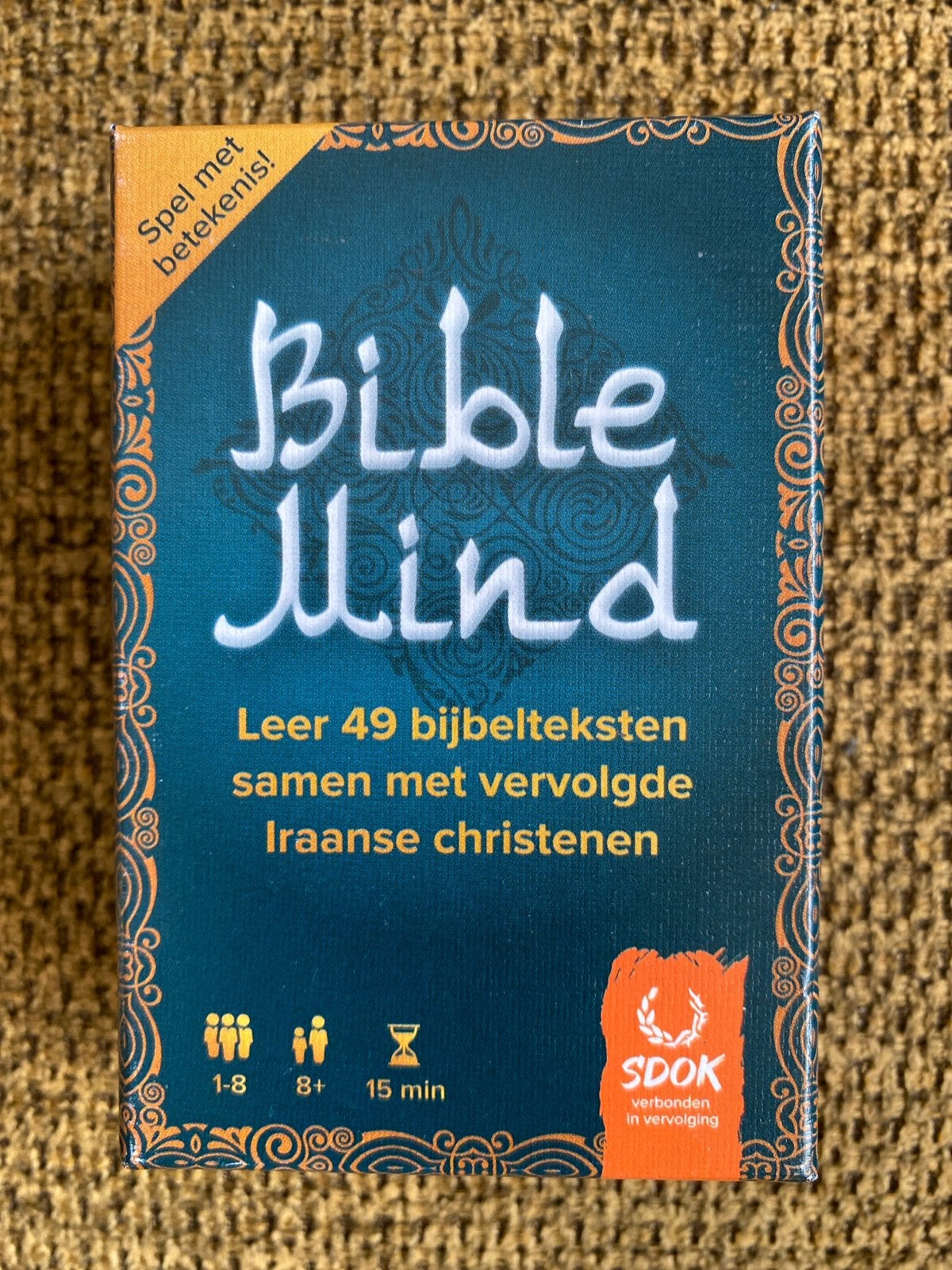 Bible Mind: Leer Bijbelteksten met vervolgde christenen, Hobby en Vrije tijd, Gezelschapsspellen | Kaartspellen, Een of twee spelers