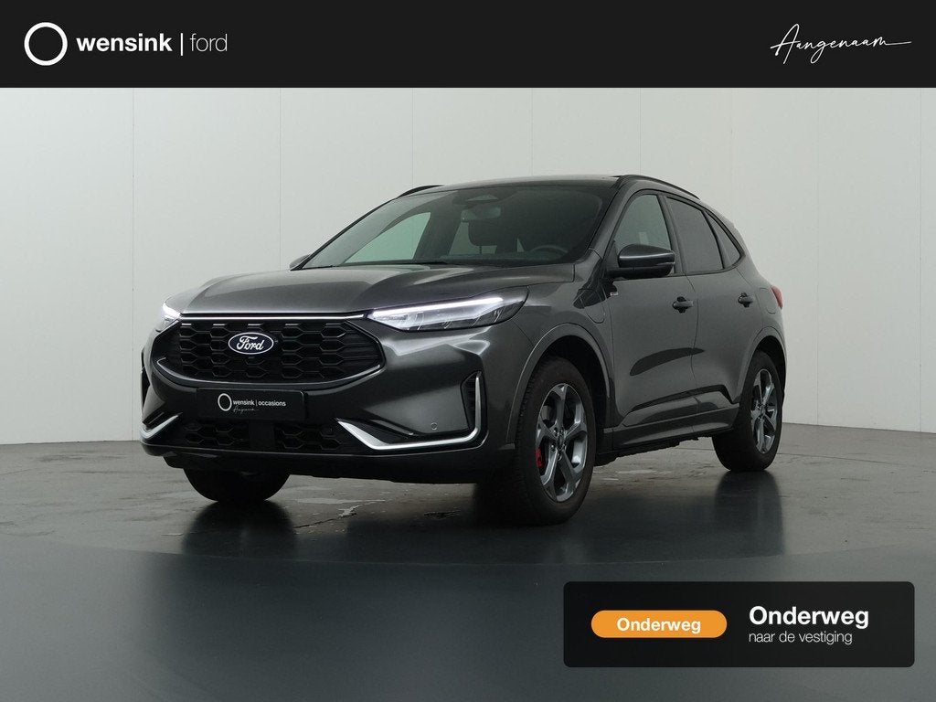 Ford Kuga 2.5 PHEV ST-Line X | Elek. Trekhaak | Panoramadak, Auto's, Ford, 14 kWh, Gebruikt, 4 cilinders, Leder en Stof