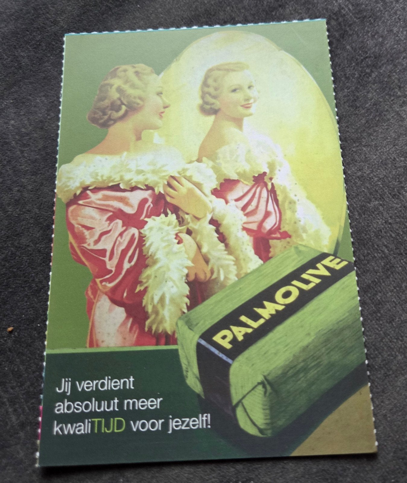 Vintage Palmolive reclame ansichtkaart, Verzenden, Ongelopen, Overige thema's
