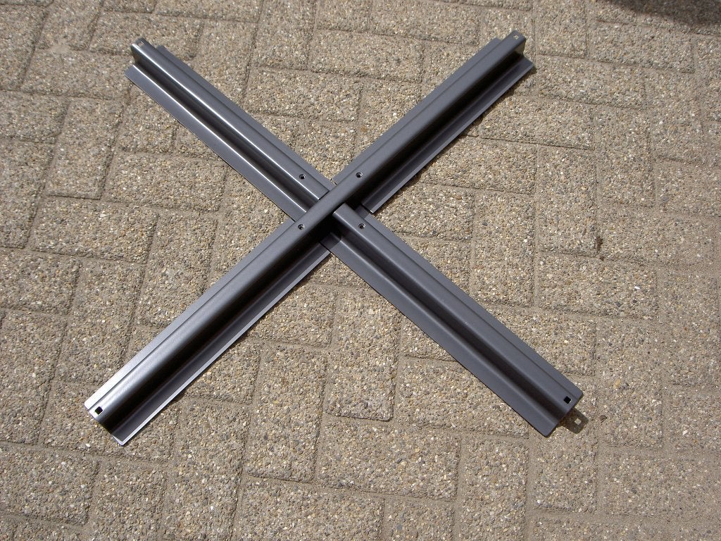 Parasol kruis voet, Ophalen, Nieuw, 1 tot 2 meter, Parasolvoet