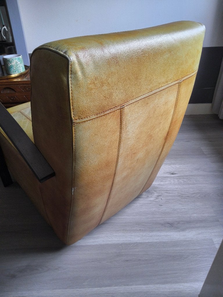 Dekenkist en fauteuil stoel, Huis en Inrichting, Woonaccessoires | Kisten, Ophalen, Gebruikt, 50 tot 100 cm, Teakhout
