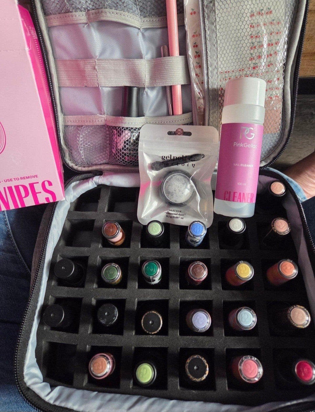 Pink Gellac Starterspakket met Lamp, Gels en Accessoires, Ophalen, Zo goed als nieuw, Gehele gezicht, Overige typen