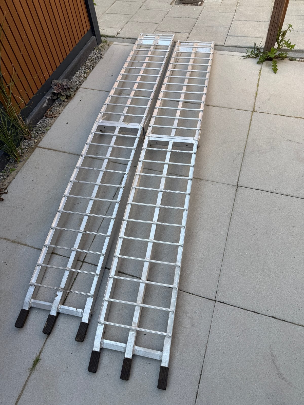 Aluminium oprijplaten set - Lichtgewicht en opvouwbaar, Ophalen of Verzenden