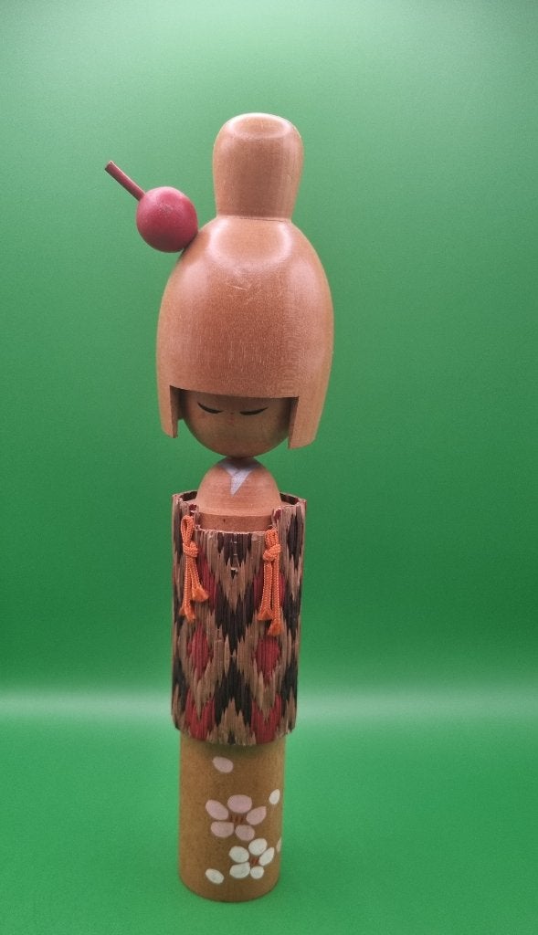 Vintage Shusaku Kokeshi van Kato Koumei, Hout, Ophalen of Verzenden, Japan, Handgemaakt
