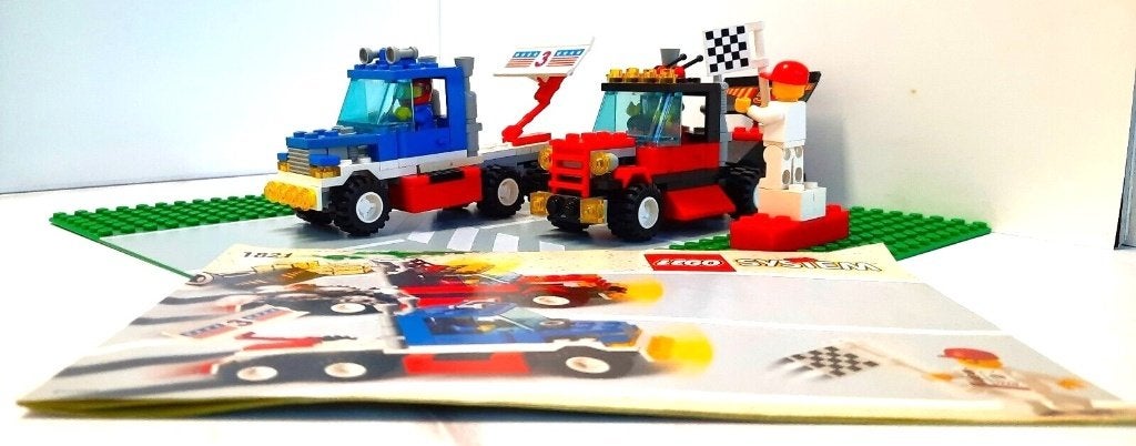 Lego Rally Racers 1821 (1996), Gebruikt, Verzenden, Lego, Complete set