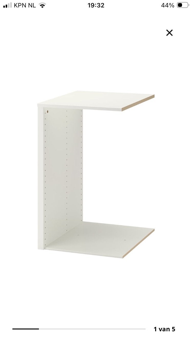 KOMPLEMENT verdeler basiselement Pax Kast IKEA, Huis en Inrichting, Kasten | Kledingkasten, Ophalen, Met plank(en), 50 tot 100 cm